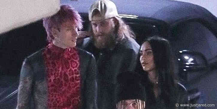 Machine Gun Kelly & Megan Fox Make a Low-Key Exit After His Birthday Party in West Hollywood