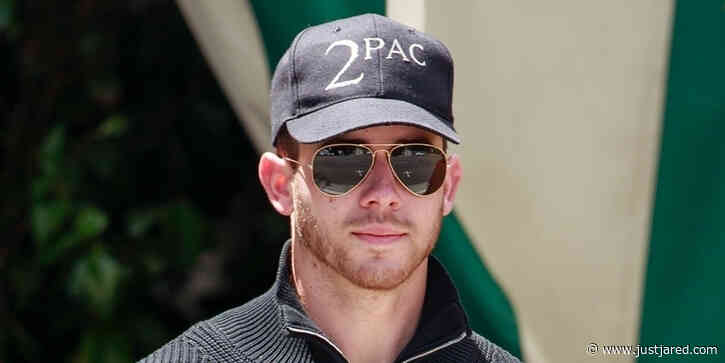 Nick Jonas Grabs a Bite to Eat at the San Vicente Bungalows