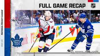 Matthews gets 100th point, Maple Leafs cruise past Capitals - NHL.com