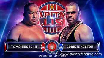 Eddie Kingston vs. Tomohiro Ishii officially added to Capital Collision - POST Wrestling