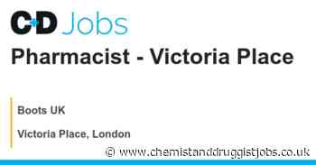 Boots UK: Pharmacist - Victoria Place