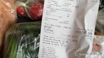 Dunkle Aussicht für Wirtschaft: Russische Rentnerin zeigt Preisexplosionen in Moskau - n-tv.de - n-tv NACHRICHTEN