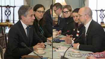 Premier Ucraina da Blinken a Washington: fermo sostegno da Usa - Agenzia askanews