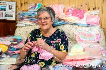 Warm-hearted Angus gran Anne knits mountain of clothes for Tayside babies - The Courier