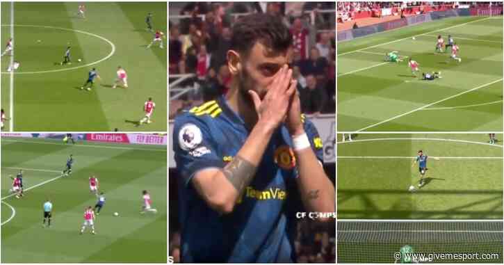 Bruno Fernandes' disastrous highlights for Man Utd in Arsenal loss - GIVEMESPORT