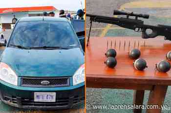 PMI encuentra vehículo con granadas y armas en Buena Vista - La Prensa de Lara