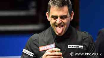 World Snooker Championship 2022: Ronnie O'Sullivan through with record 71st win