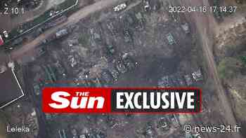 Des drones espions ukrainiens découvrent un énorme "cimetière de chars" à dix milles à - News 24