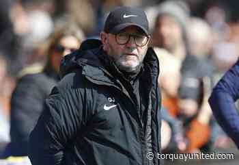 Gaffer Reacts To Defeat At Grimsby - Torquay United