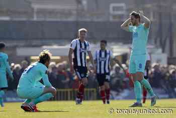REPORT: Grimsby 2 - 1 United - Torquay United