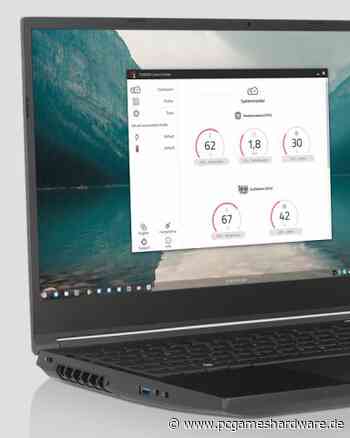 Tuxedo Stellaris 15 Gen 4: Notebook mit 14 CPU-Kernen, RTX 3080 Ti, 240 Hz und externer Wasserkühlung - PC Games Hardware