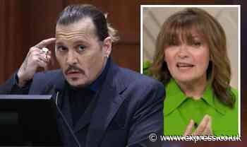 Lorraine admits Johnny Depp trial 'gets worse and worse' as he's grilled on text messages - Express