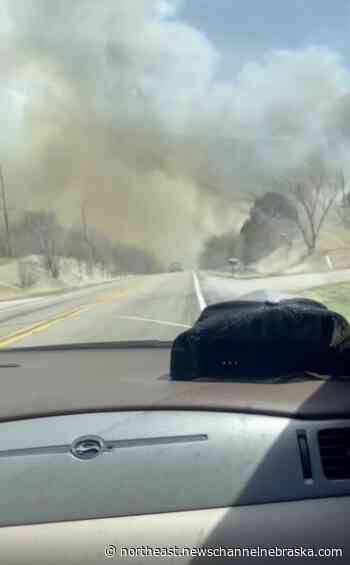Massive field fires blaze near Bancroft on Saturday - News Channel Nebraska