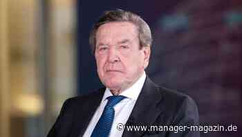 Gerhard Schröder hält Sanktionen gegen Russland langfristig nicht für durchhaltbar