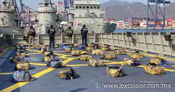 Semar asegura una tonelada 700 kilos de cocaína en Manzanillo - Periódico Excélsior