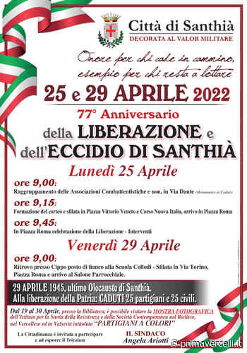 Santhià celebra il 25 ed il 29 aprile - Prima Vercelli