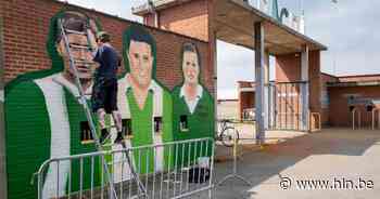 Iconen in graffitivorm verwelkomen Racingsupporters | Mechelen | hln.be - Het Laatste Nieuws