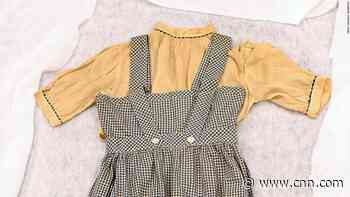 A dress worn by Judy Garland in 'The Wizard of Oz' is up for sale