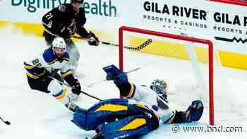 Blues beat Coyotes 5-4 in overtime after blowing big leads - Belleville News-Democrat