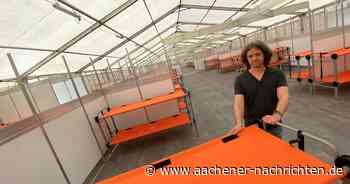 Geflüchtete aus der Ukraine: Zelt auf Siegel kostet im Monat 20 Euro pro Quadratmeter