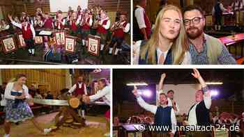 In Tracht bis in die späte Nacht: Stimmungsvoller Maibockanstich in Aschau am Inn