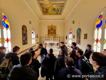 Giovani sacerdoti di Catanzaro con l'arcivescovo Maniago conquistati dal barocco leccese - Diocesi di Lecce
