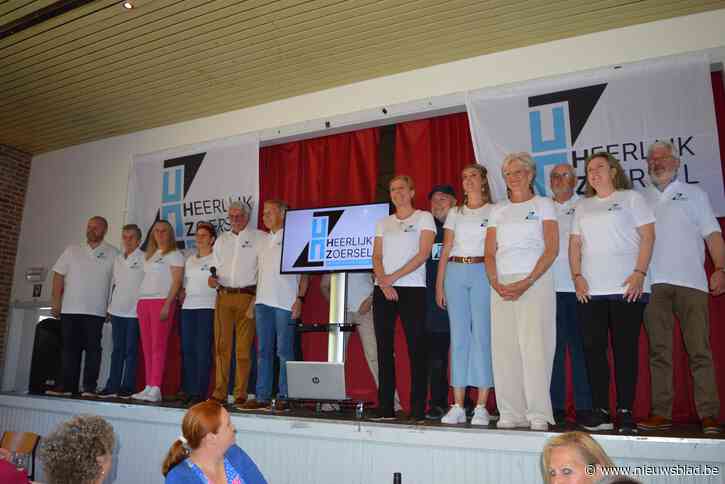 Paul Ibou ontwerpt nieuw logo H-eerlijk Zoersel dat onthuld werd bij ontbijt