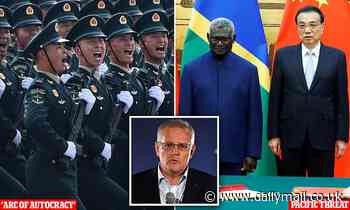 Scott Morrison issues a warning to China over establishment of military base in the Solomon Islands - Daily Mail