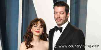 Fans Are Losing It Over This Flirty Selfie of Jonathan Scott and Zooey Deschanel - Country Living