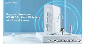 Introducing the Upgraded Waterdrop 800 GPD Tankless RO System with Faucet Screen Launched Mid-April