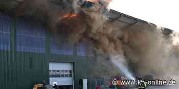 Hoher Sachschaden bei Brand einer Lagerhalle im Münsterland