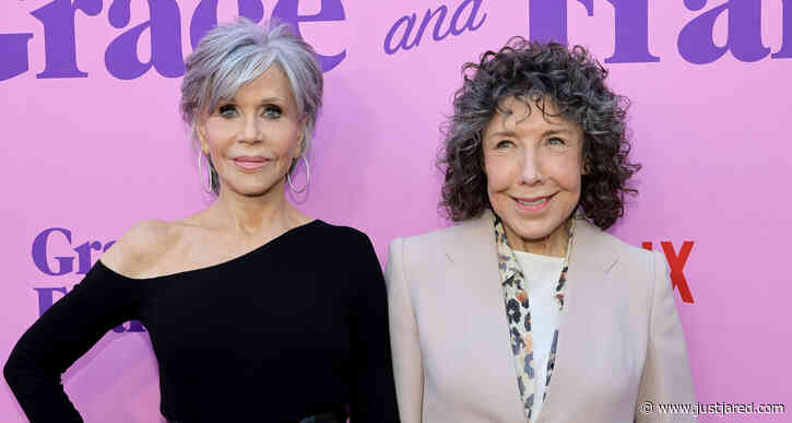 Jane Fonda & Lily Tomlin Hold Hands at 'Grace & Frankie' FYC Event