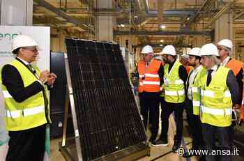 Enel Green Power: mille posti lavoro nel nuovo impianto di Catania - Agenzia ANSA