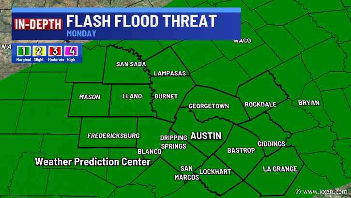 UPDATED: 100% rain chance Monday: Timing & concerns