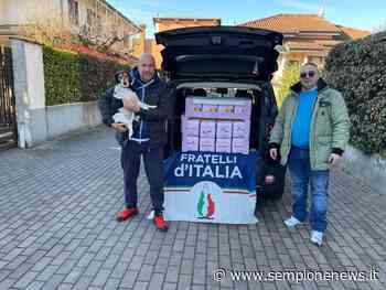 Il circolo Fratelli D'Italia Lainate Emanuela Loi dona panettoni alla CRI per il giorno di San Biagio - Sempione News