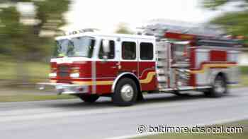 Baltimore County Firefighters Battle House Fire In Owings Mills