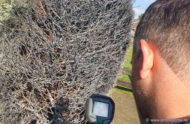 FFW Schiffdorf: Aufmerksamer Passant informiert die Feuerwehr: Eigentümer kann Brandausbreitung verhindern