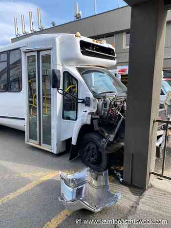 Erratically driven bus crashes into store at Brock Shopping Centre - Kamloops This Week