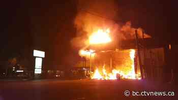 Langley fire deemed suspicious; man arrested | CTV News - CTV News Vancouver