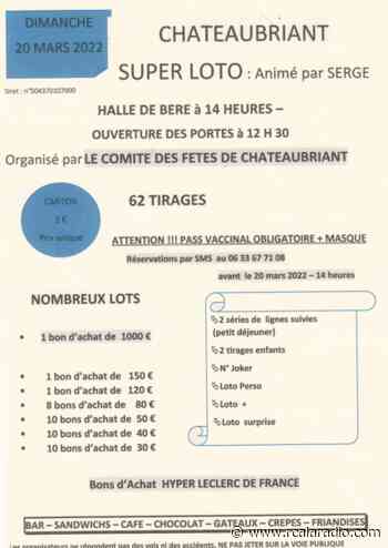 Agenda des Sorties Super Loto à Chateaubriant - RCA la radio