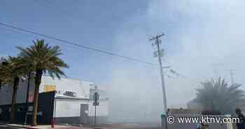 Building fire near Arts District on East Charleston Boulevard - KTNV 13 Action News Las Vegas