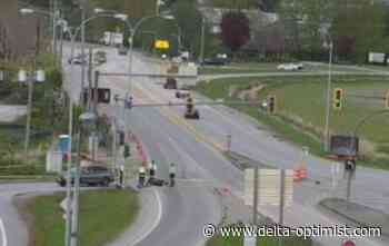 Highway accident in Ladner BC - Delta Optimist