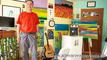 Jesus-Nachfolger in Bad Herrenalb: Rolf Girrbach präsentiert sich farbenfroh