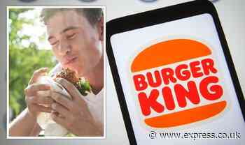 Burger King launches week-long deals from TODAY - favourite fast foods for £1.99 - Express