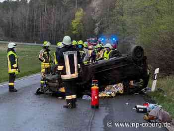 Schwerer Unfall im Kreis Bamberg - Auto überschlägt sich - Neue Presse Coburg