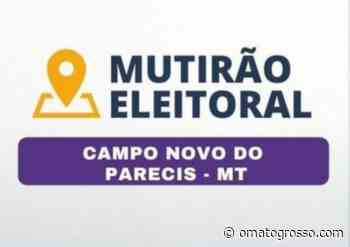 Justiça eleitoral realizará mutirão em Campo Novo do Parecis - Estadão Mato Grosso
