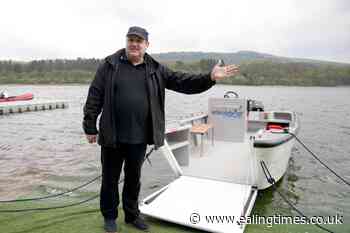Peter Kay launches wheelchair-accessible boat on Lancashire reservoir - Ealing Times