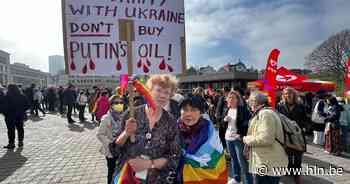 2.500 mensen komen op straat in Brussel voor vrede en solidariteit: “Extra wapens sturen naar Oekraïne verkleint diplomatieke marge” - Het Laatste Nieuws