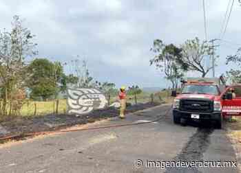 Bomberos sofocan incendio cerca del Tecnológico de Misantla - Imagen de Veracruz