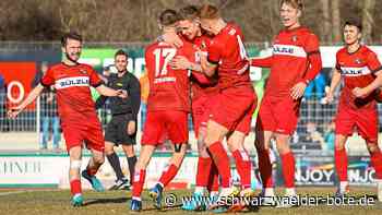 TSG hält die Klasse - Jubel in Balingen: Die fünfte Saison in der Regionalliga ist gesichert - Schwarzwälder Bote